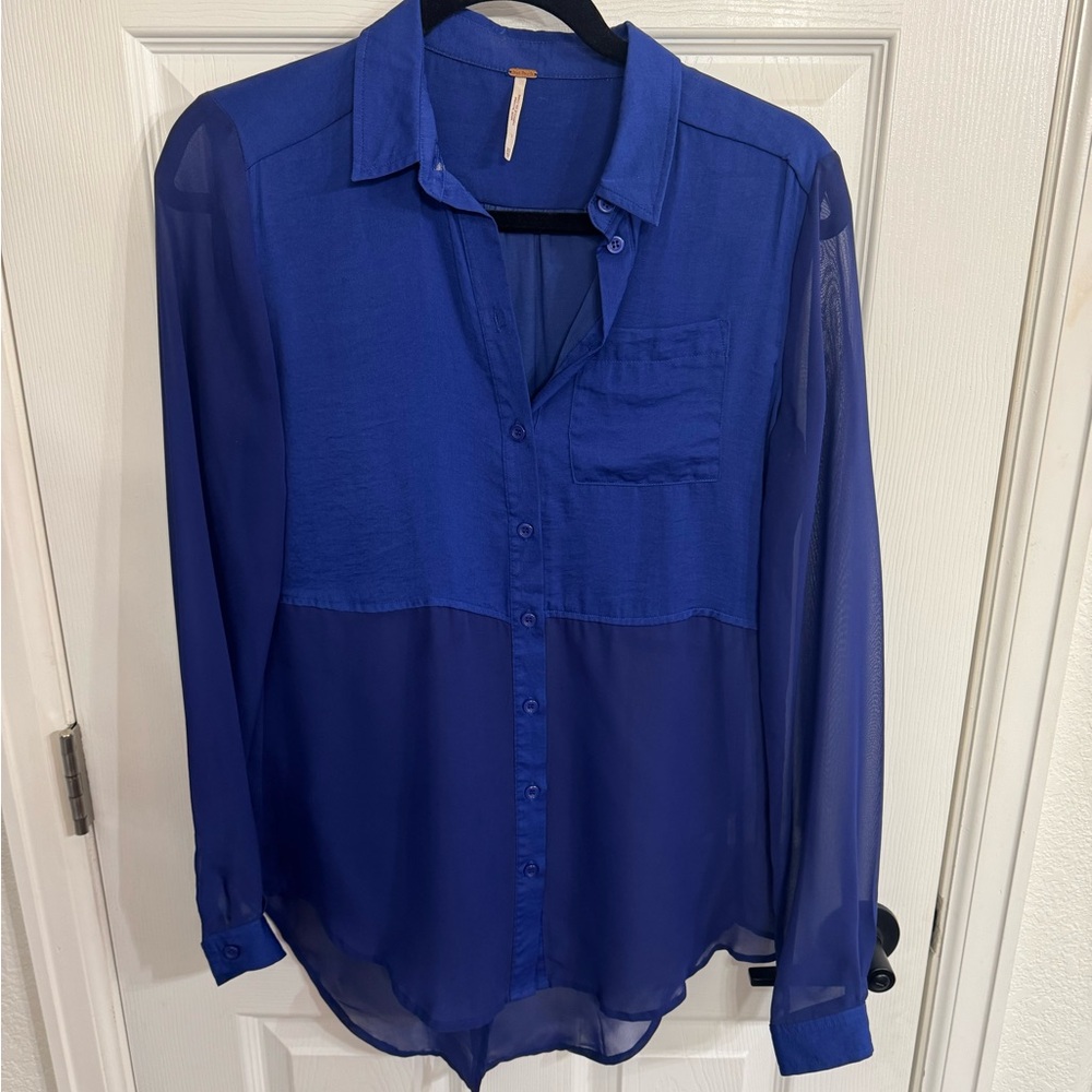 Free people button up